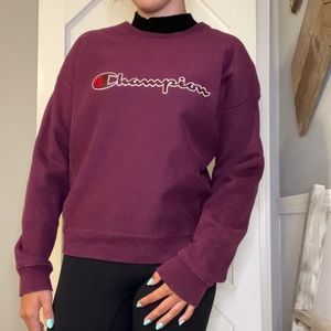 Maroon Champion Crew Neck